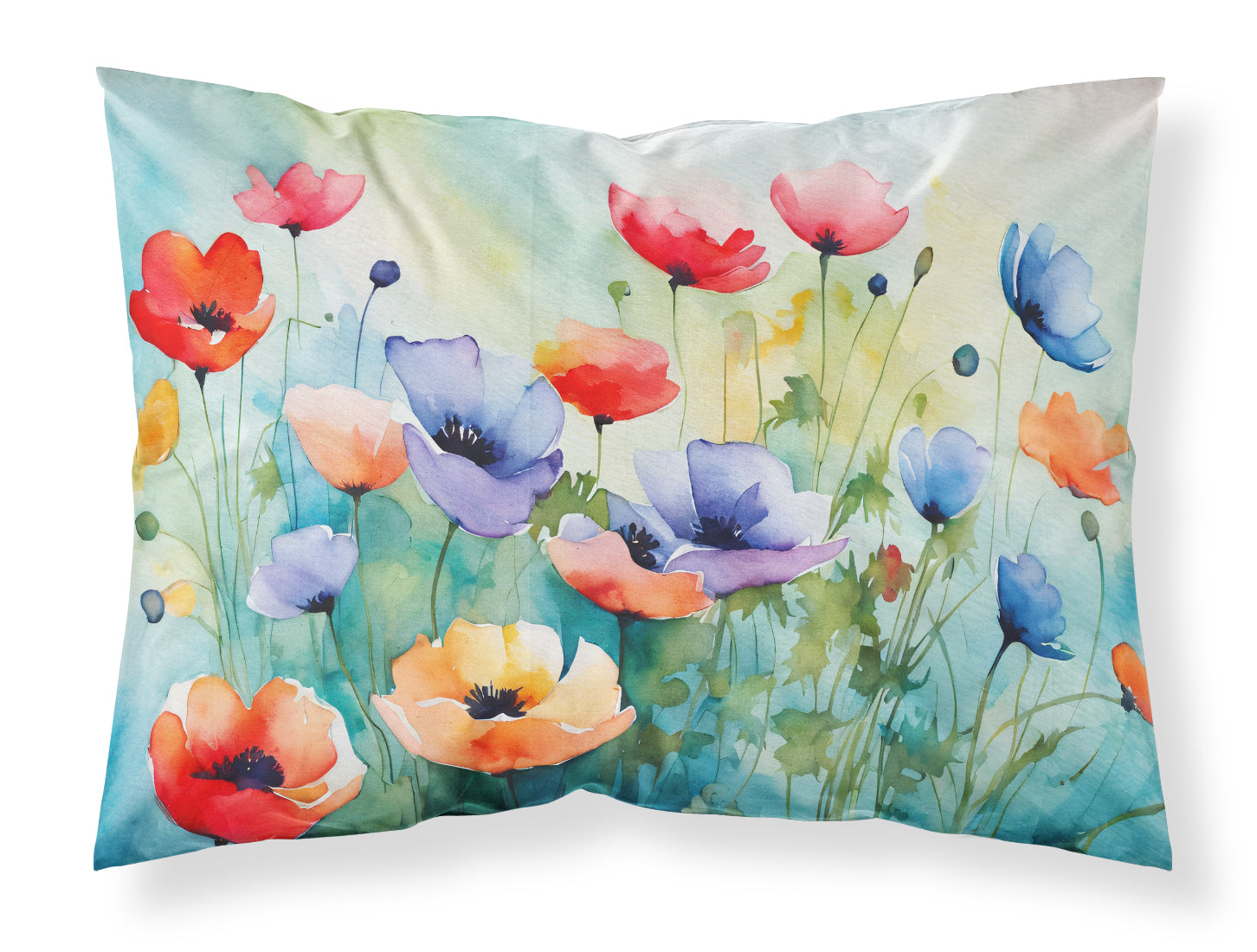 Buy this Anemones in Watercolor Standard Pillowcase