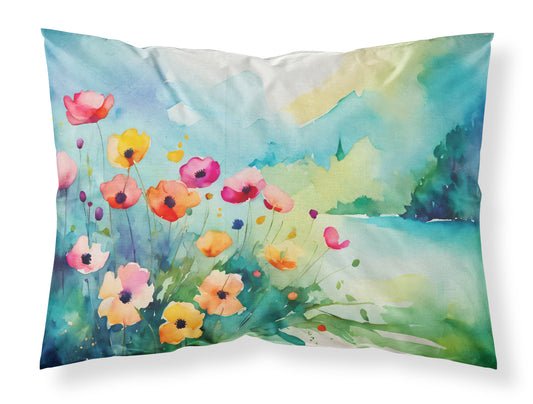 Buy this Anemones in Watercolor Standard Pillowcase