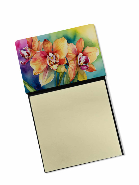 Buy this Orchids in Watercolor Sticky Note Holder