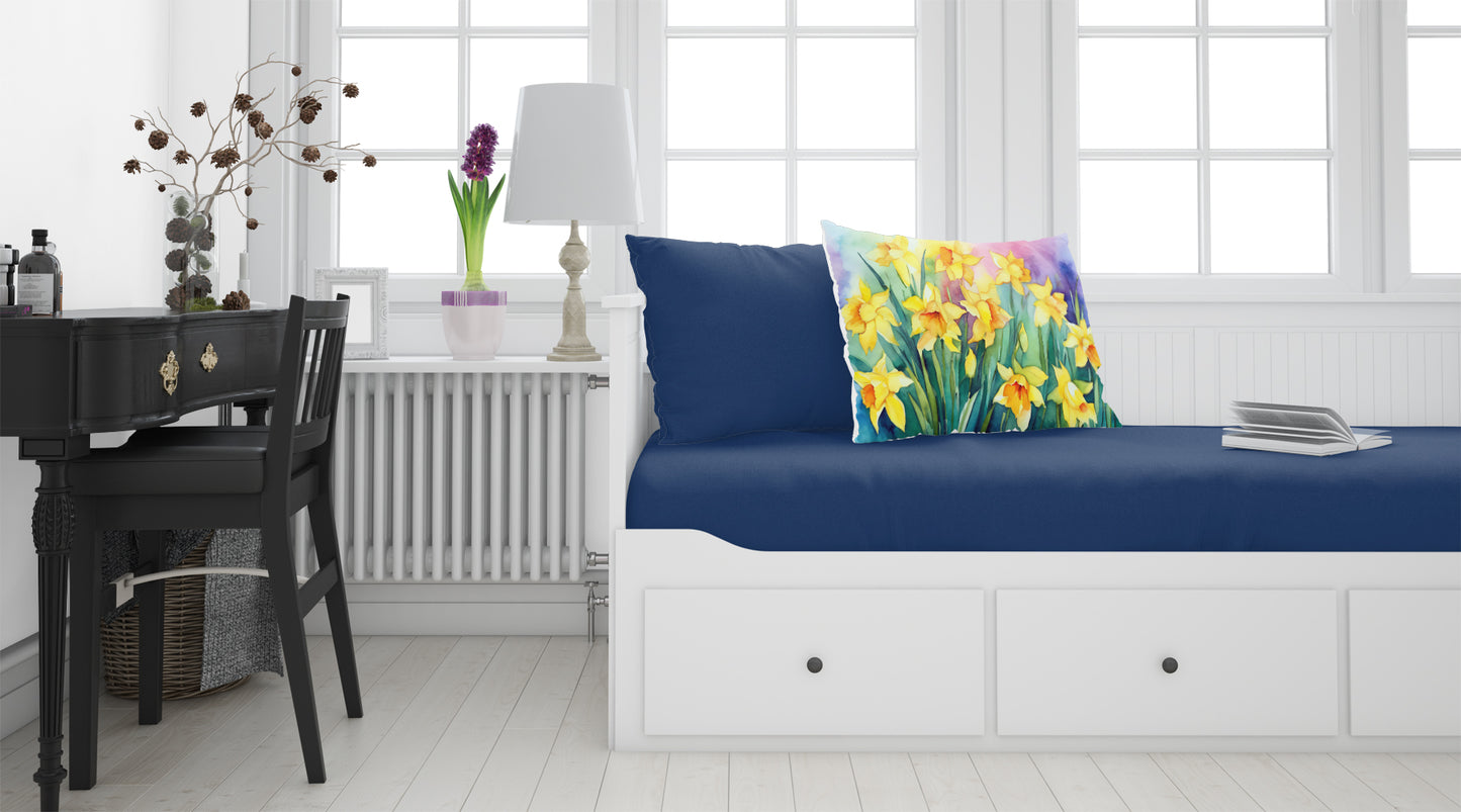 Daffodils in Watercolor Standard Pillowcase