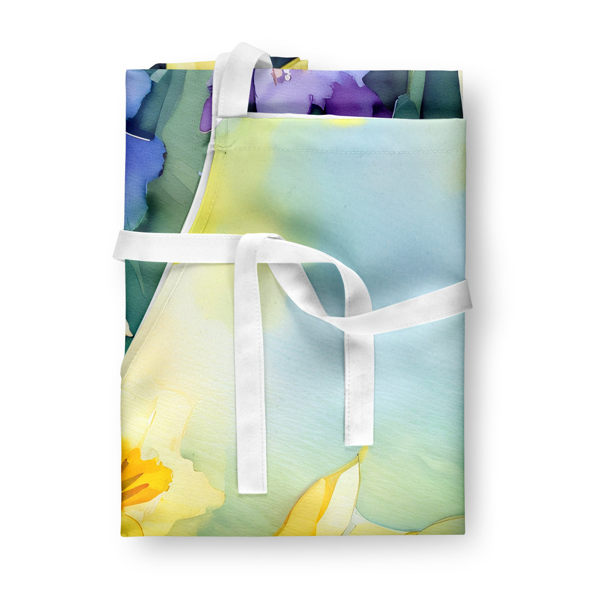 Daffodils in Watercolor Apron
