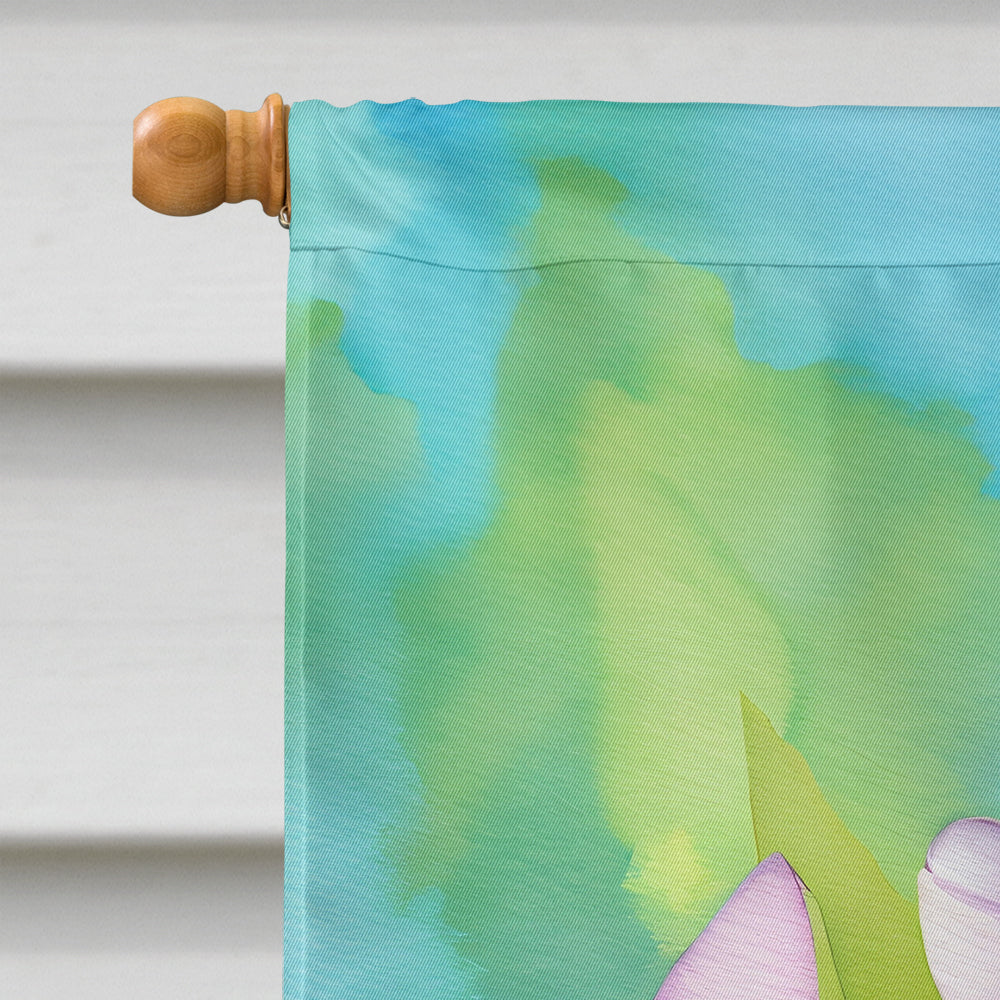 Orchids in Watercolor House Flag