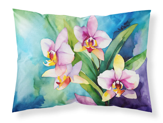 Buy this Orchids in Watercolor Standard Pillowcase