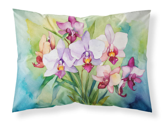 Buy this Orchids in Watercolor Standard Pillowcase