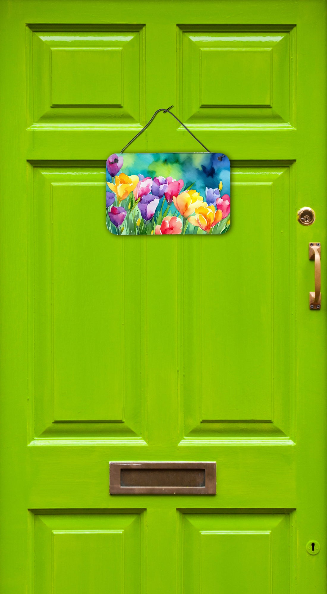 Freesias in Watercolor Wall or Door Hanging Prints