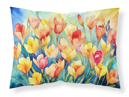 Buy this Freesias in Watercolor Standard Pillowcase