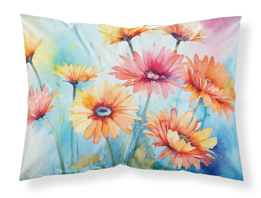 Buy this Gerbera Daisies in Watercolor Standard Pillowcase