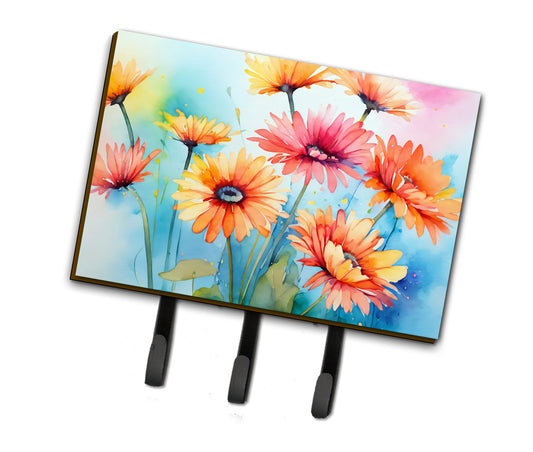 Buy this Gerbera Daisies in Watercolor Leash or Key Holder