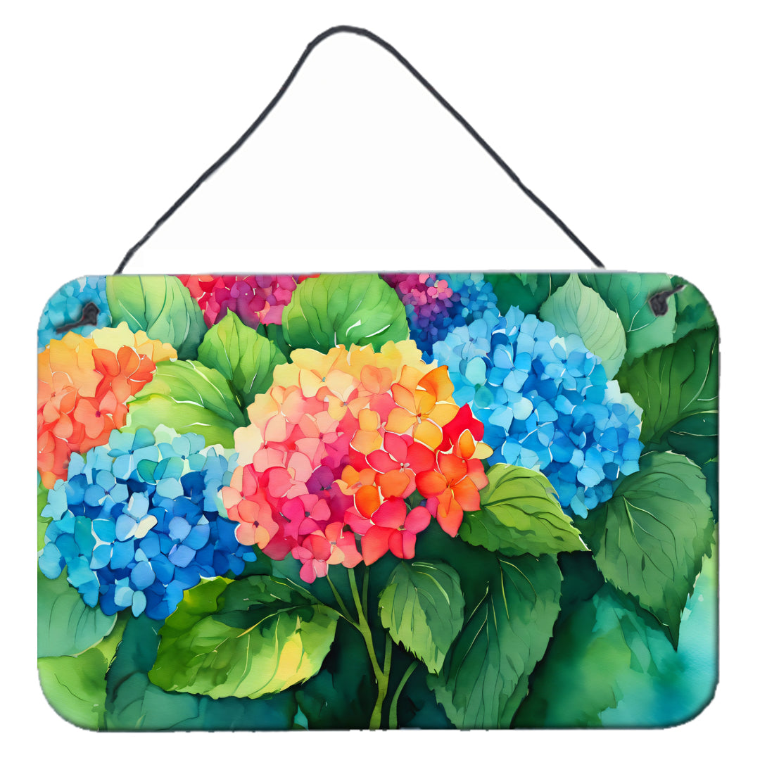 Buy this Hydrangeas in Watercolor Wall or Door Hanging Prints