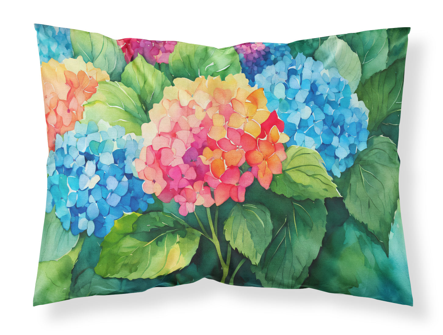 Buy this Hydrangeas in Watercolor Standard Pillowcase