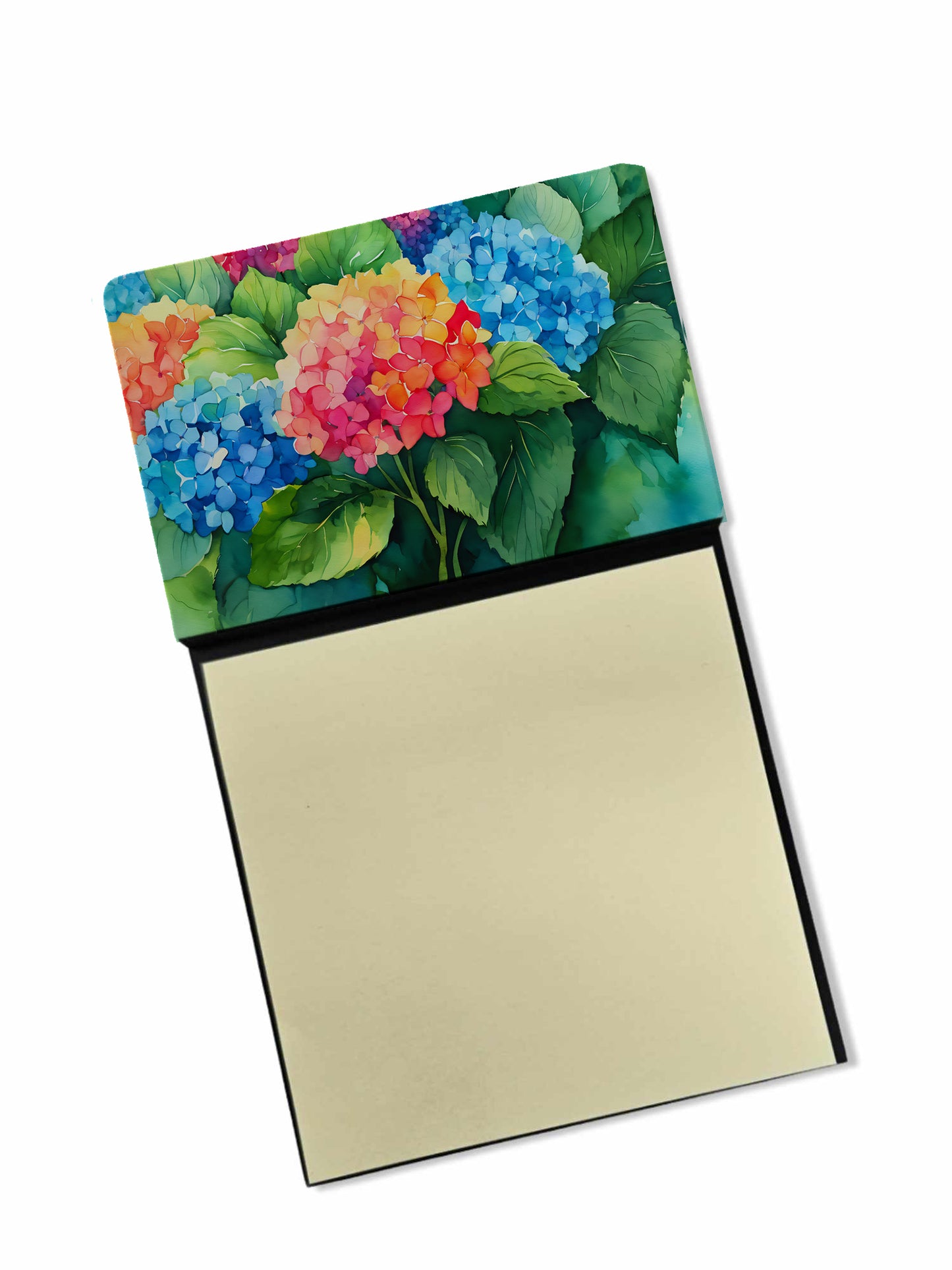 Buy this Hydrangeas in Watercolor Sticky Note Holder