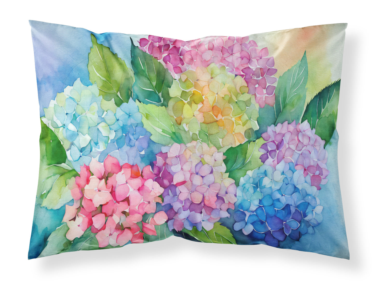 Buy this Hydrangeas in Watercolor Standard Pillowcase