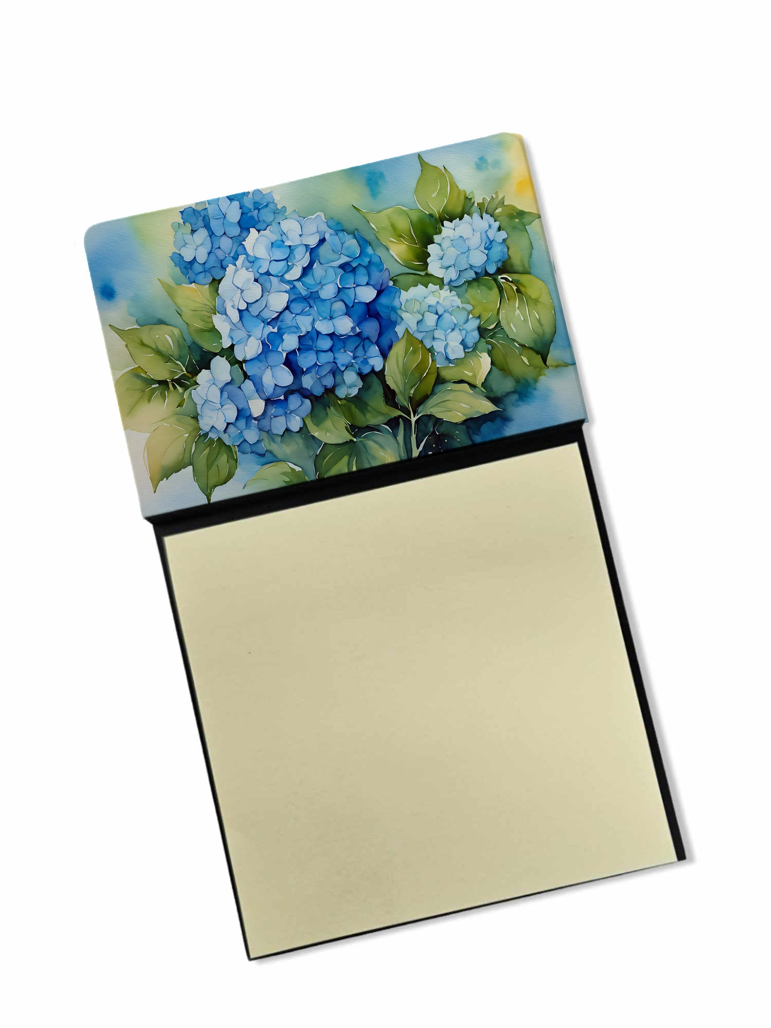 Buy this Hydrangeas in Watercolor Sticky Note Holder