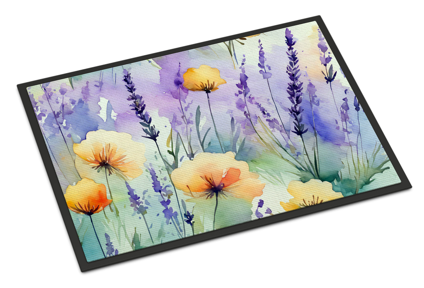 Buy this Lavender in Watercolor Doormat