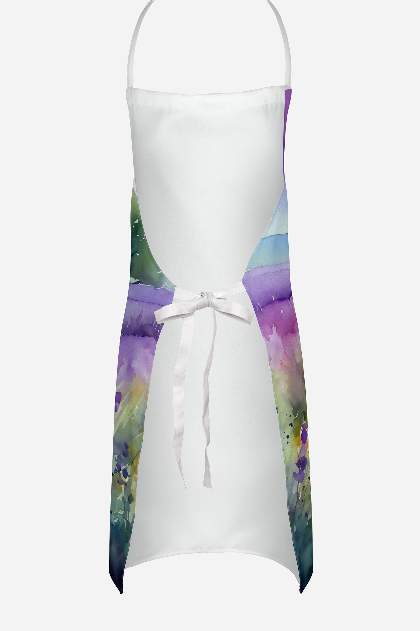 Lavender in Watercolor Apron