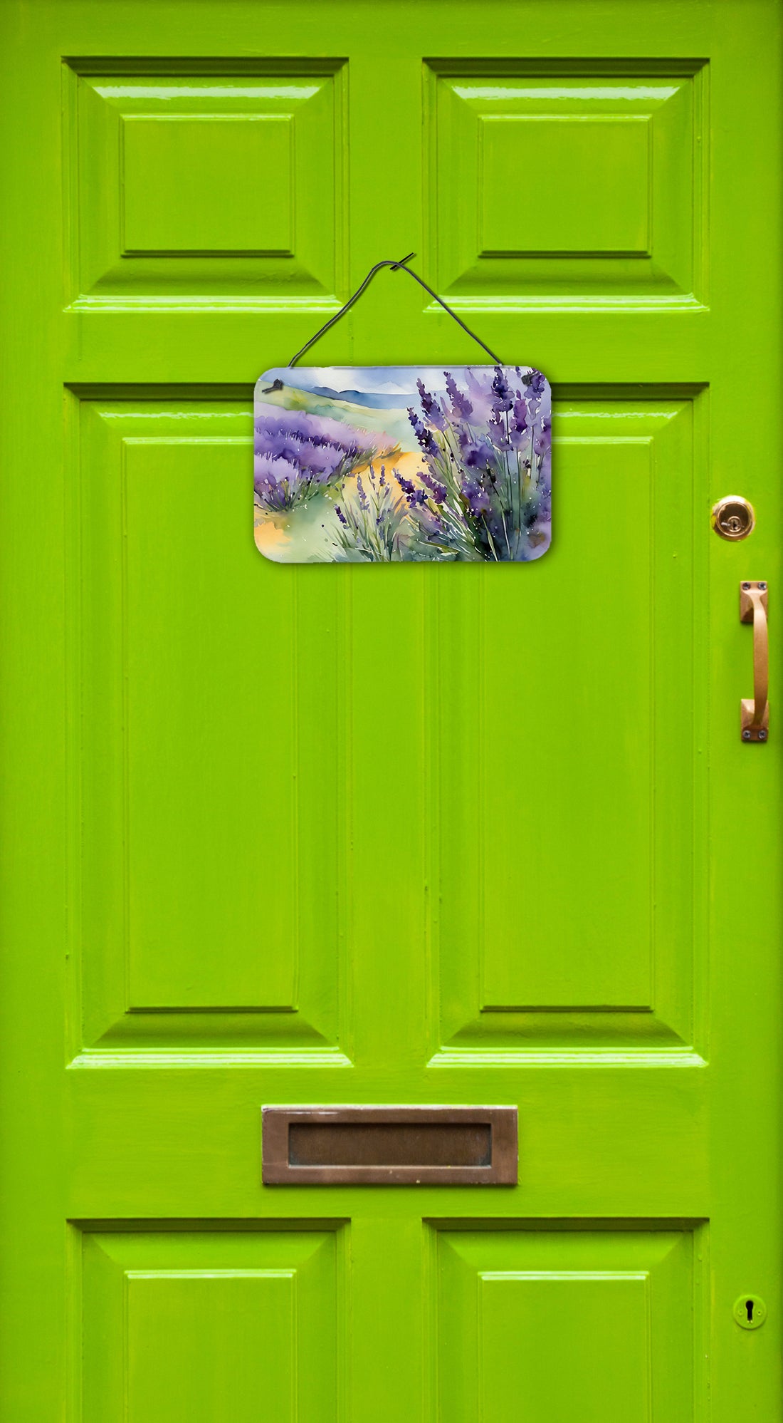 Lavender in Watercolor Wall or Door Hanging Prints