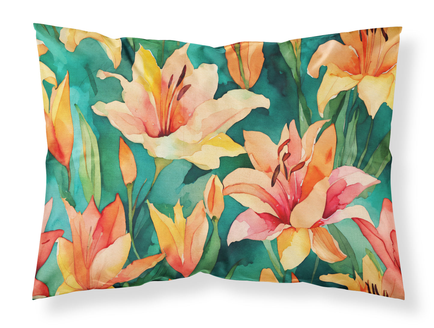 Buy this Lilies in Watercolor Standard Pillowcase