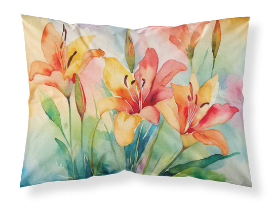 Buy this Lilies in Watercolor Standard Pillowcase