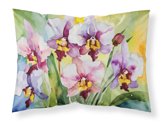 Buy this Orchids in Watercolor Standard Pillowcase