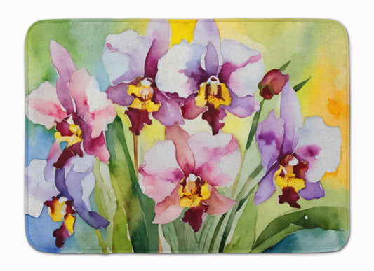 Buy this Orchids in Watercolor Memory Foam Kitchen Mat