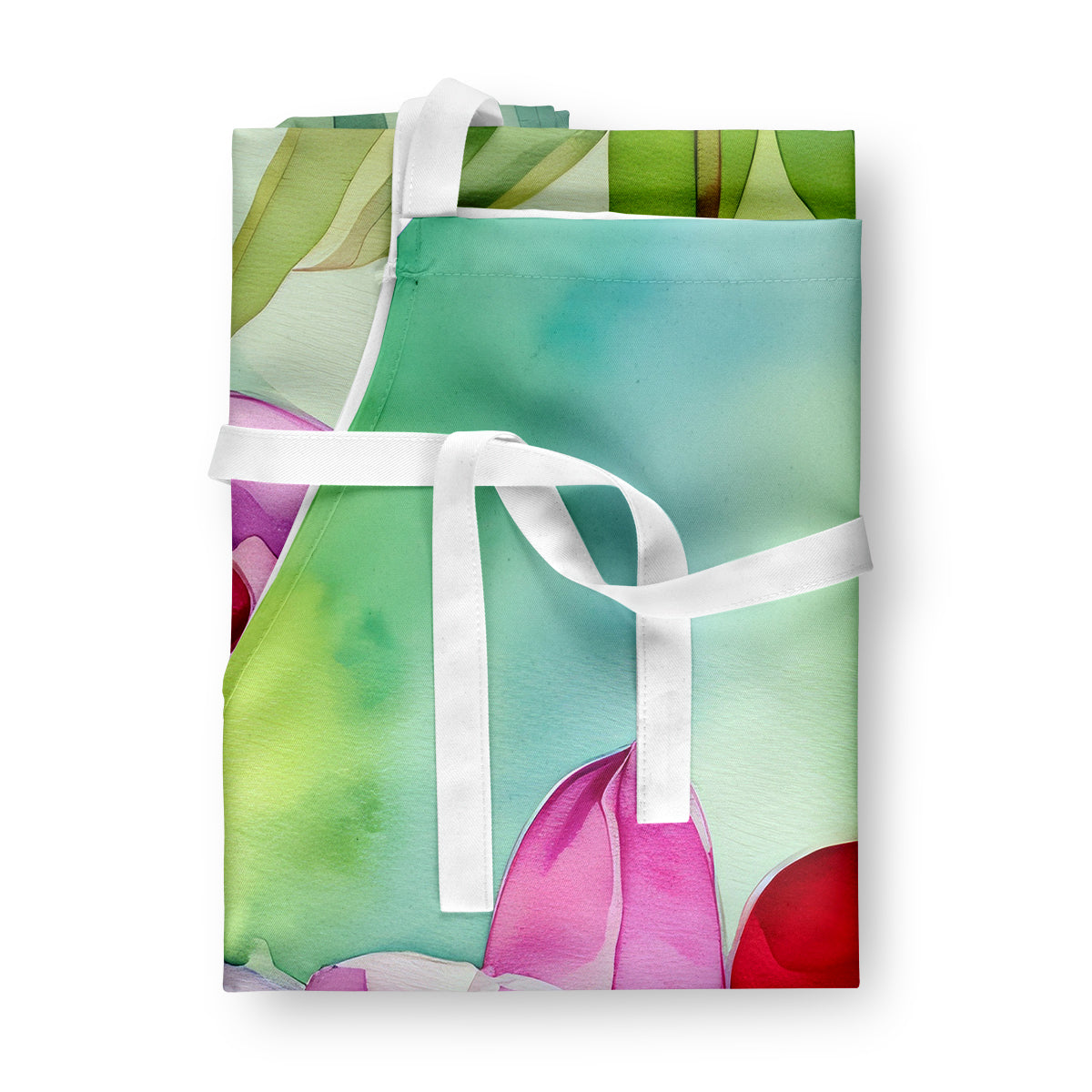 Orchids in Watercolor Apron