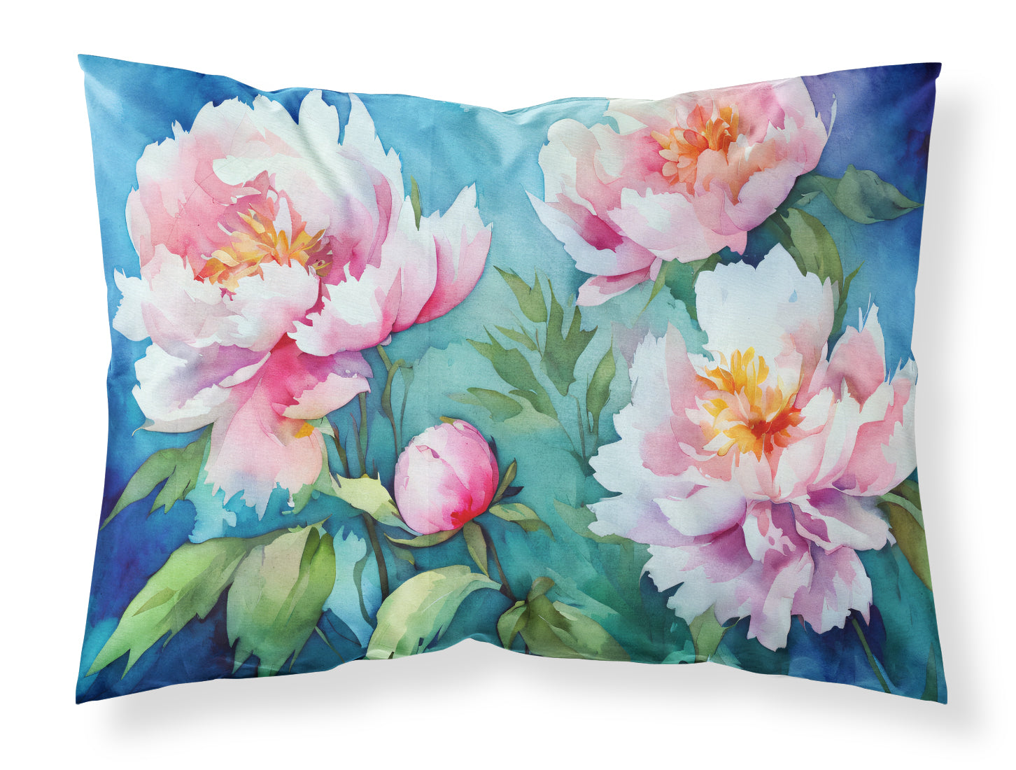 Buy this Peonies in Watercolor Standard Pillowcase