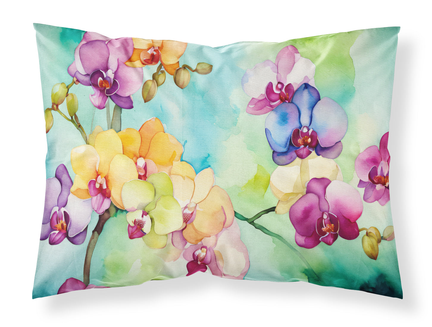 Buy this Orchids in Watercolor Standard Pillowcase