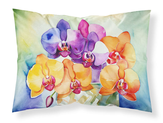 Buy this Orchids in Watercolor Standard Pillowcase