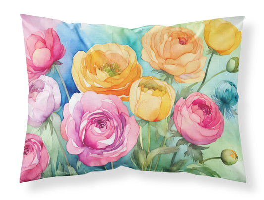 Buy this Ranunculus in Watercolor Standard Pillowcase