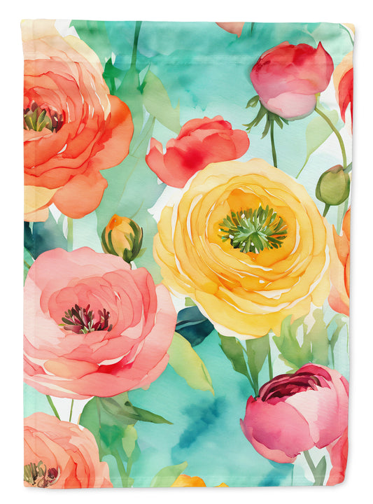 Buy this Ranunculus in Watercolor Garden Flag