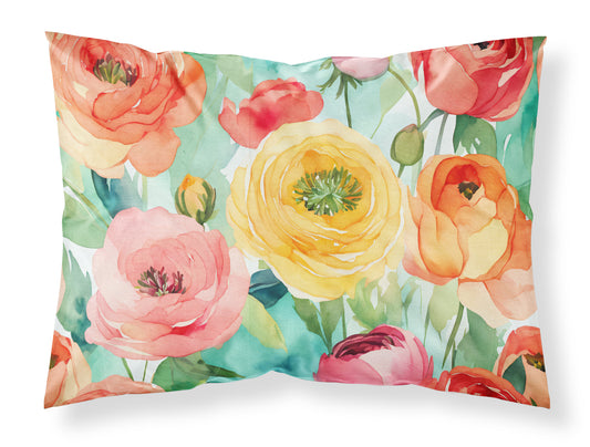 Buy this Ranunculus in Watercolor Standard Pillowcase