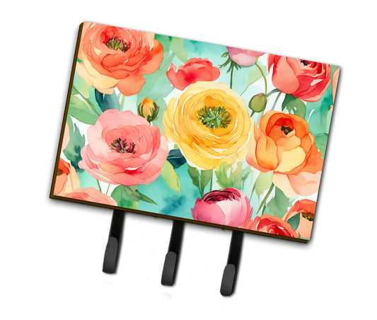 Buy this Ranunculus in Watercolor Leash or Key Holder