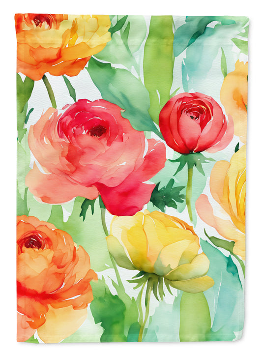 Buy this Ranunculus in Watercolor Garden Flag