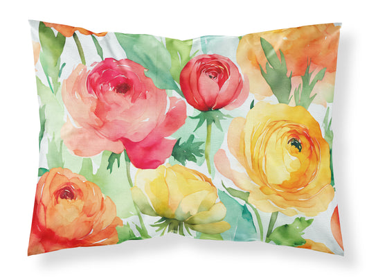 Buy this Ranunculus in Watercolor Standard Pillowcase