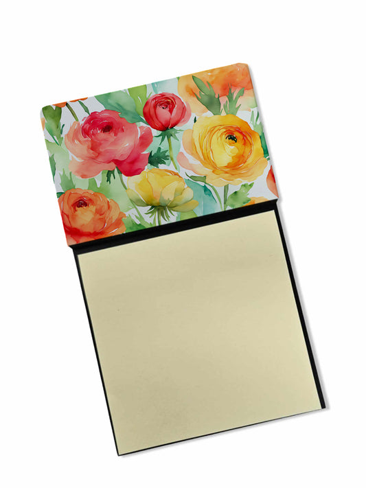 Buy this Ranunculus in Watercolor Sticky Note Holder