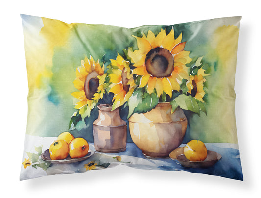 Buy this Sunflowers in Watercolor Standard Pillowcase