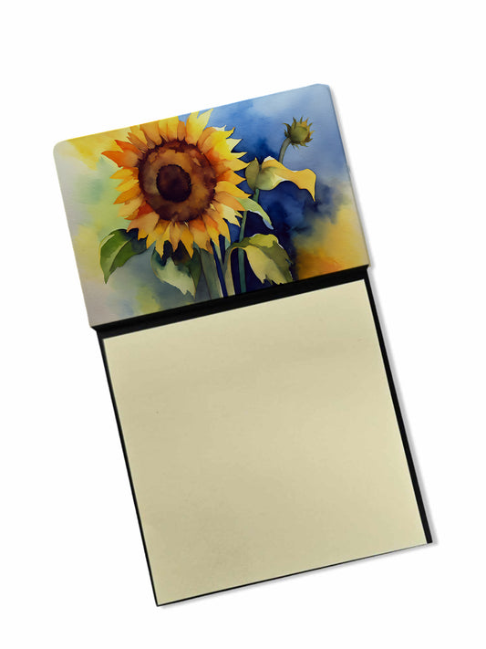 Buy this Sunflowers in Watercolor Sticky Note Holder