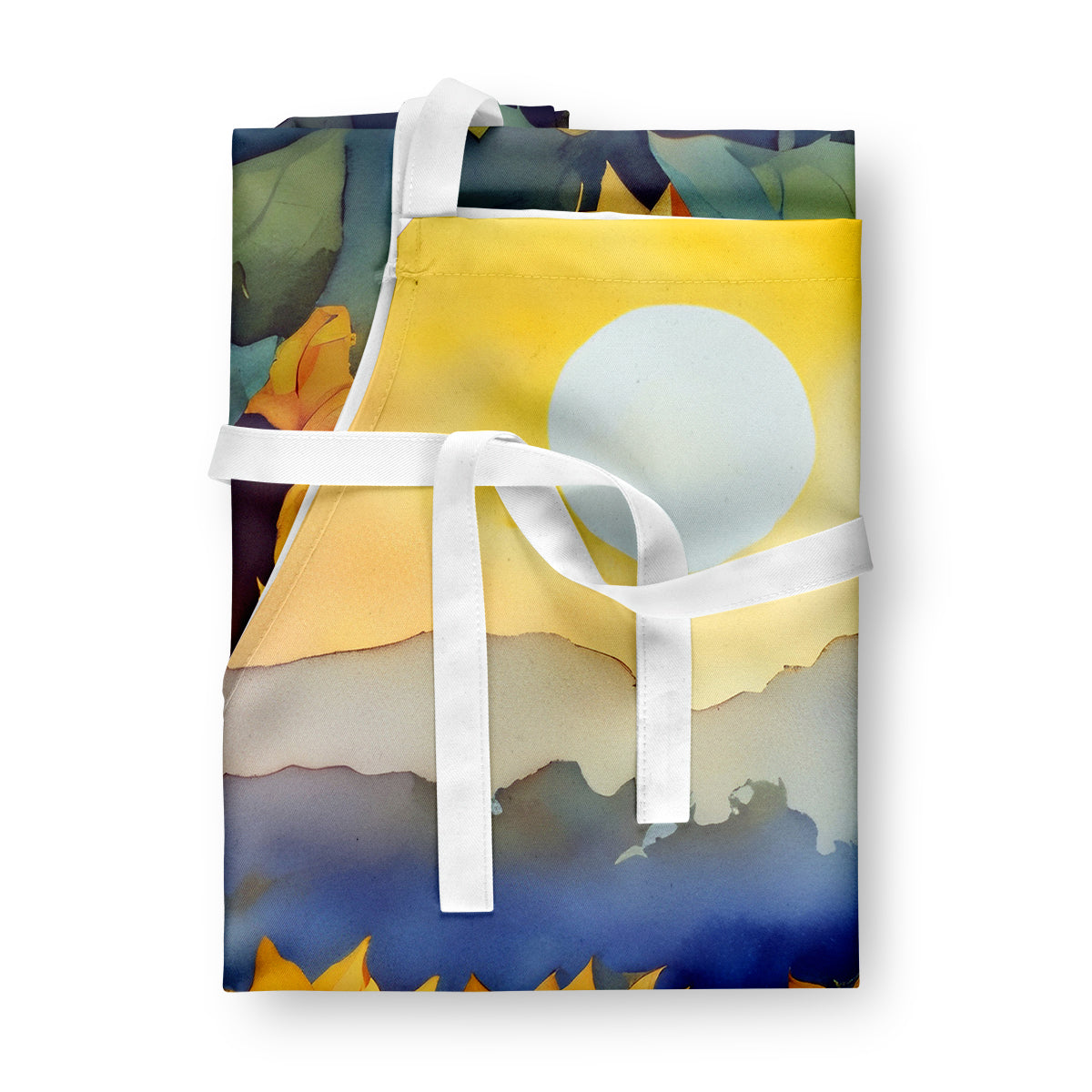 Sunflowers in Watercolor Apron
