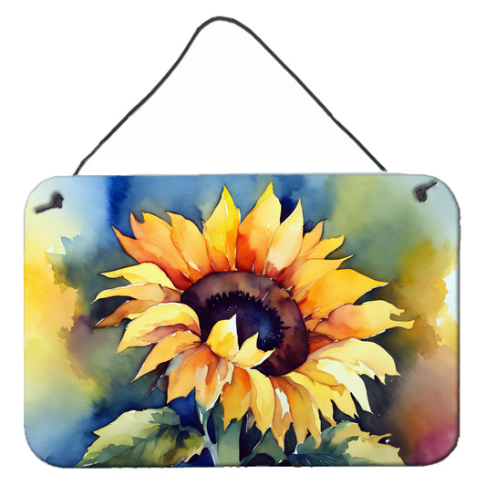 Buy this Sunflowers in Watercolor Wall or Door Hanging Prints