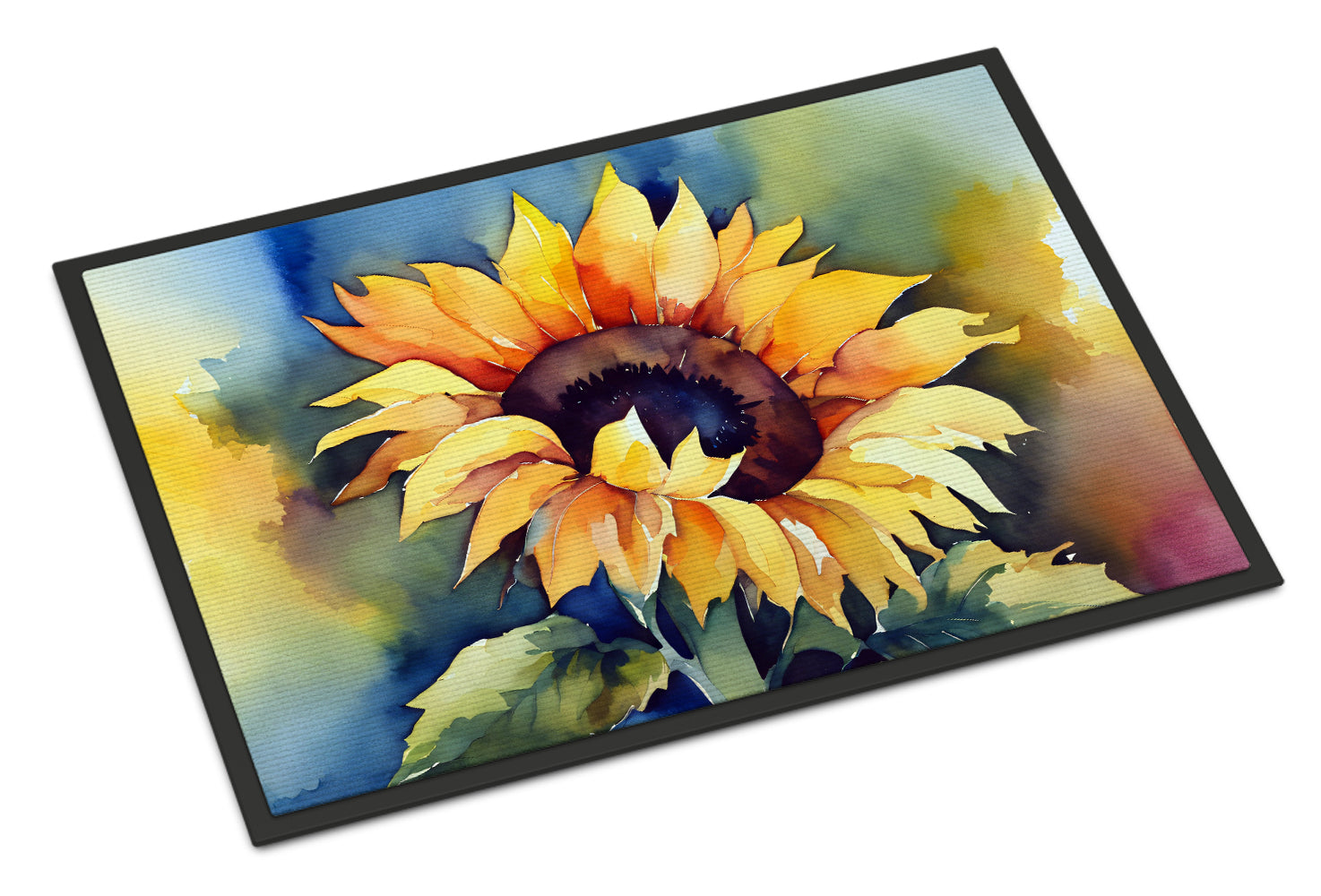 Buy this Sunflowers in Watercolor Doormat