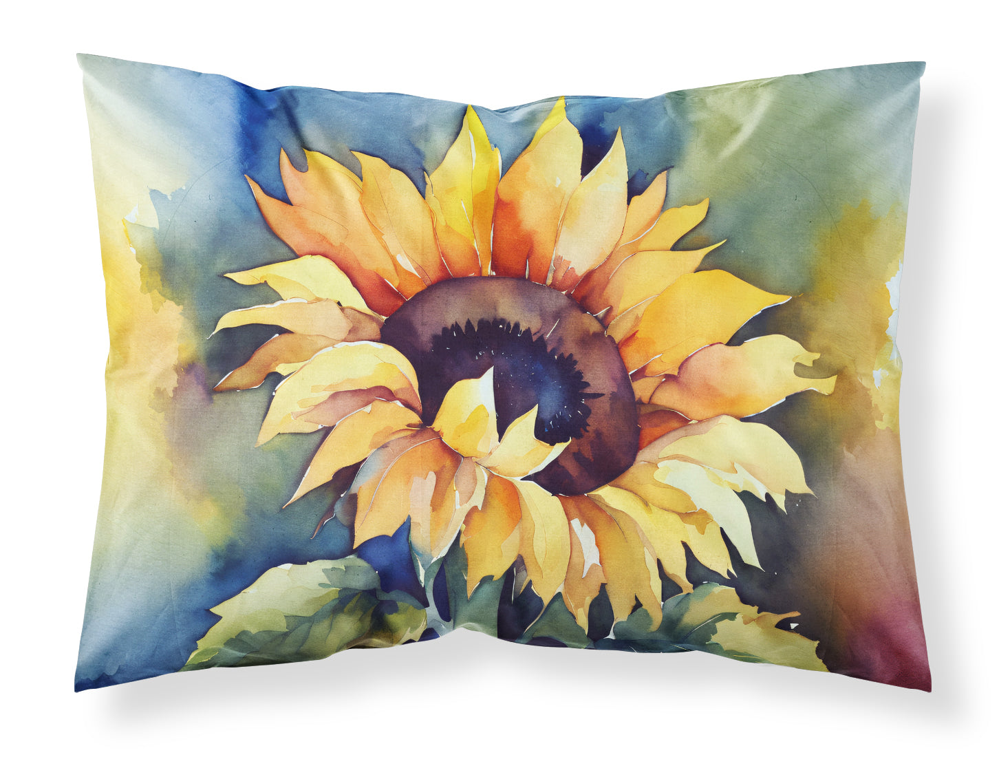 Buy this Sunflowers in Watercolor Standard Pillowcase