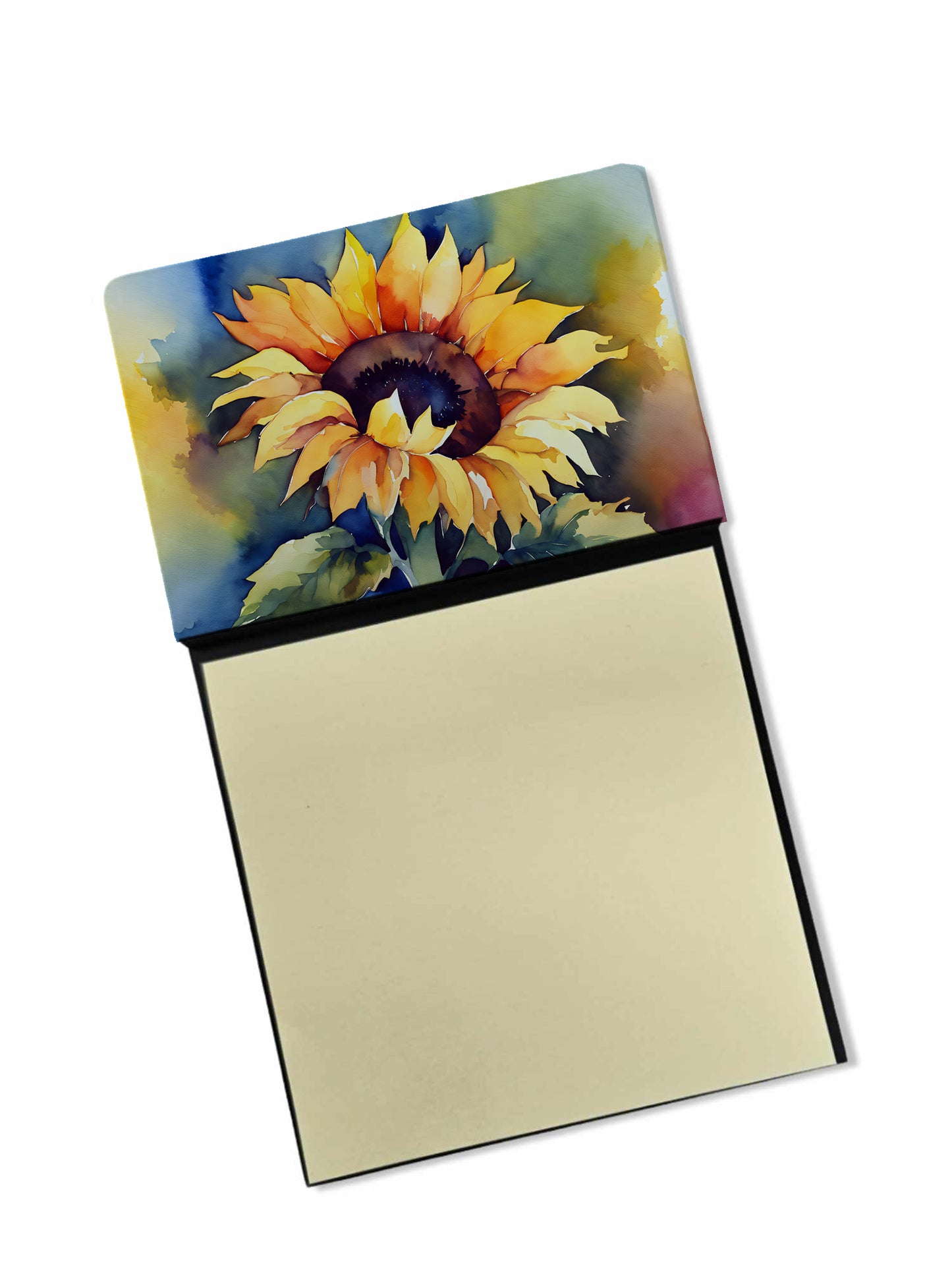 Buy this Sunflowers in Watercolor Sticky Note Holder