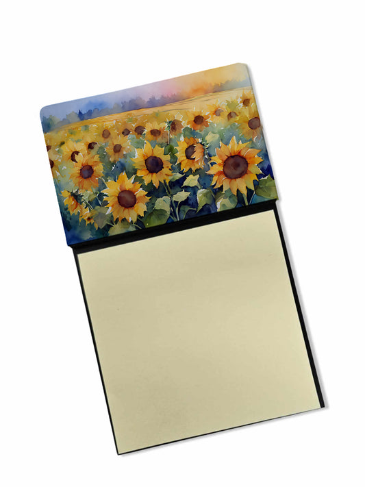 Buy this Sunflowers in Watercolor Sticky Note Holder