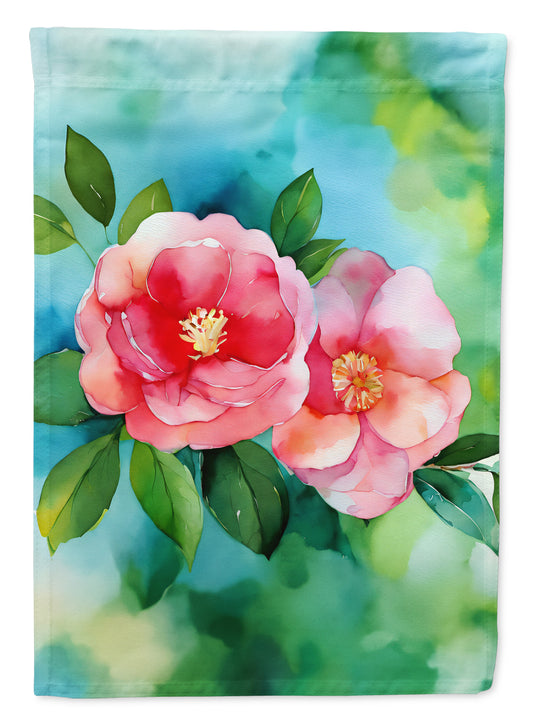 Buy this Alabama Camellia in Watercolor House Flag