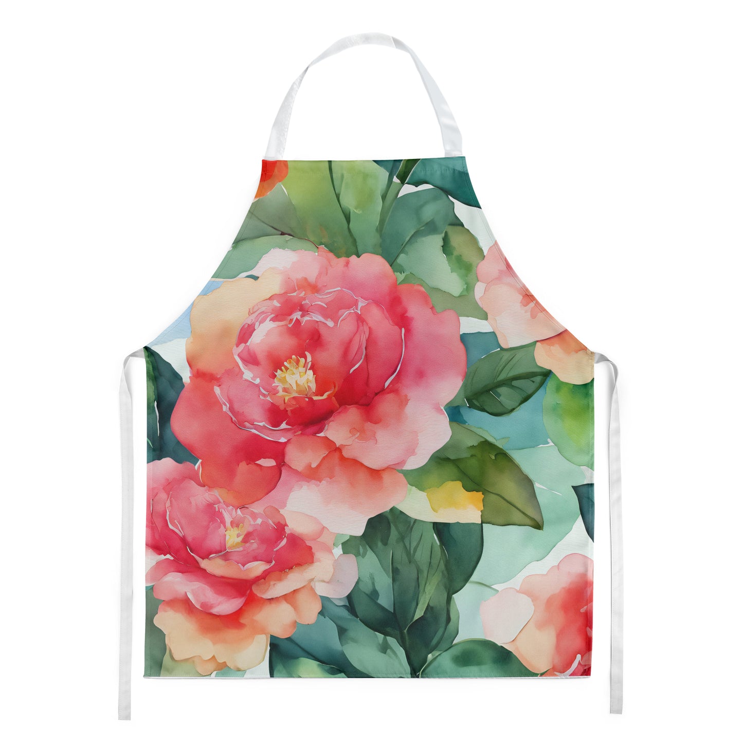 Buy this Alabama Camellia in Watercolor Apron