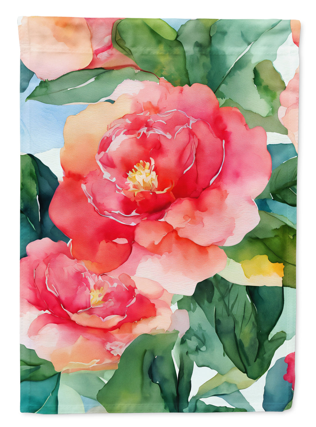 Buy this Alabama Camellia in Watercolor Garden Flag