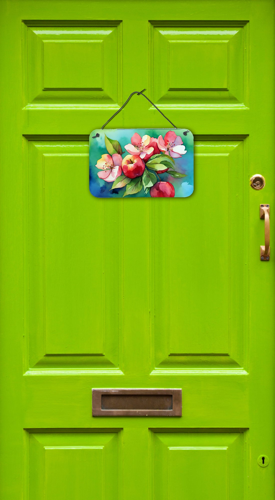 Arkansas Apple Blossom in Watercolor Wall or Door Hanging Prints