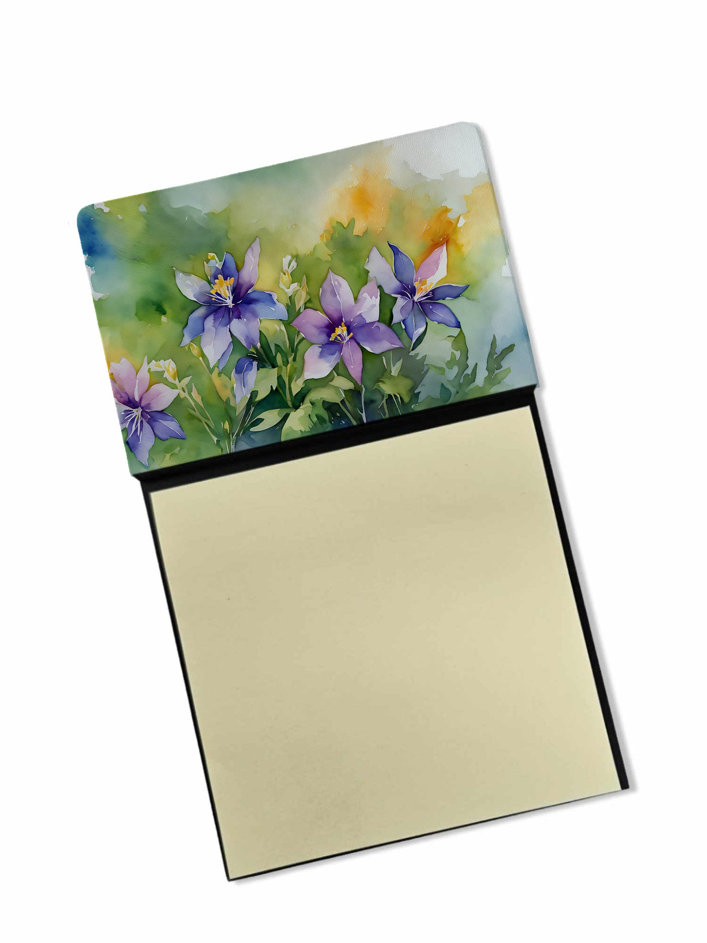 Buy this Colorado Rocky Mountain Columbine in Watercolor Sticky Note Holder