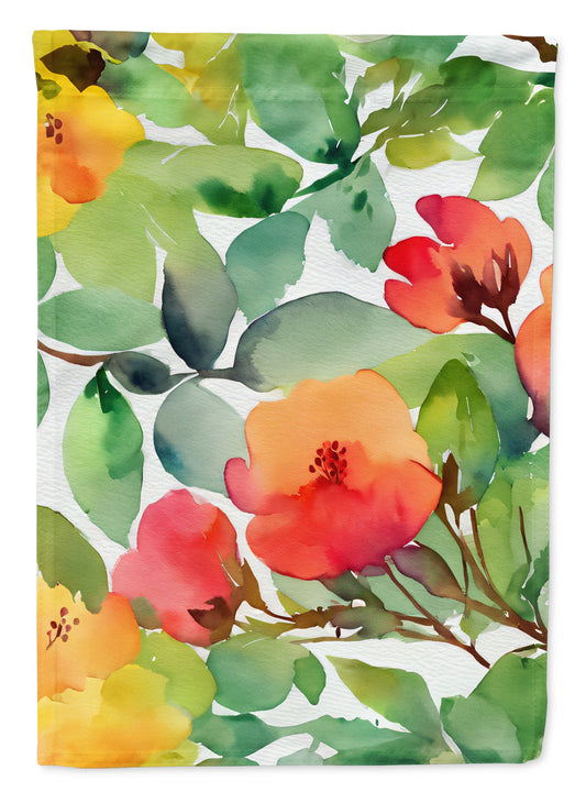 Buy this Connecticut Mountain Laurels in Watercolor Garden Flag