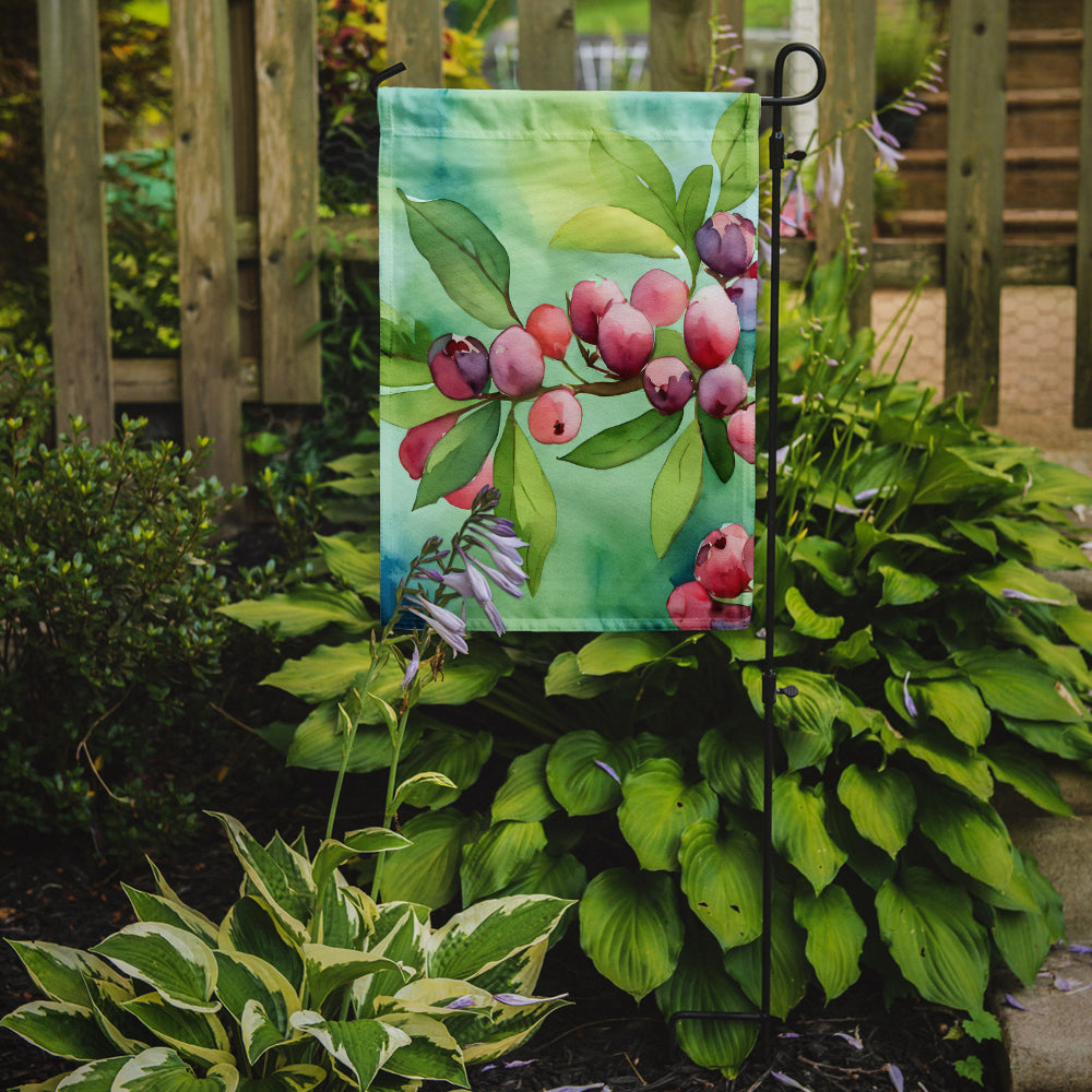 Connecticut Mountain Laurels in Watercolor Garden Flag